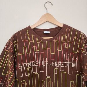 Bob Marley Songs Of Freedom Brown Shirt 100% Cotton XL